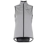 Craft - Women's Adv Essence Lumen Wind Vest - Gilet de cyclisme - M - silver reflective / black