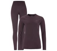 Craft - Women's Core Warm Baselayer Set - Sous-vêtement synthétique - L - dark plum