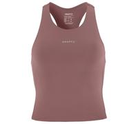 Craft - Women's Hypervent Cropped Pocket Singlet - T-shirt de running - L - flint