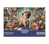 Craft Workshop - Puzzle pour Adultes - Puzzle de 1000 pièces en Papier pour Adulte - Relaxation Nocturne - Décoration d'intérieur - Cadeau 38 x 26 cm - 1000 pièces