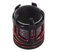 Craft Your Own Canne à pêche avec siège de moulinet de pêche 25 mm avec écrou de verrouillage pour projets de bricolage (rouge)