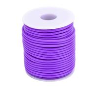 Craftdady Cordon en caoutchouc PVC pour fil à mémoire de forme, collier, bracelet, tricot, 50 m, mauve