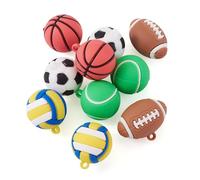 Craftdady Lot de 10 pendentifs en plastique opaque pour boucles d'oreilles, bracelets et porte-clés - 27 à 31,5 mm - Pour loisirs créatifs, colliers, bijoux