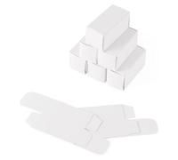 Craftdady Lot de 25 boîtes rectangulaires pliantes en papier kraft pour rouge à lèvres Essence Rouge à lèvres Essence Brillant à lèvres Blanc