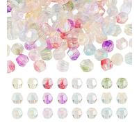 Craftdady Perles bicônes en verre à facettes pour la fabrication de bijoux, bracelets, colliers, boucles d'oreilles - 144 g