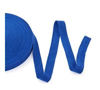 Craftdady Ruban en sergé de coton à chevrons de 45 m, doux, pour couture, confection, emballage, bleu royal