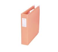 Craftelier - Album à anneaux en cuir écologique et 5 pochettes de 15,24 x 20,32 cm | Système 2 anneaux métalliques dorés en forme de D et porte-étiquettes | Dimensions 23,7 x 23,7 x 5,1 cm - Couleur