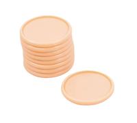 Craftelier - Anneaux Disques en Plastique L pour la Reliure des Agendas, Carnets de Notes ou Albums | Idéal pour le Scrapbooking et Crafting | Lot de 9 Pièces de 45 mm de Diamètre - Couleur Bébé Rose