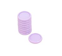 Craftelier - Anneaux Disques en Plastique S pour la Reliure des Agendas, Carnets de Notes ou Albums | Idéal pour le Scrapbooking et Crafting | Lot de 9 Pièces de 25 mm de Diamètre - Couleur Violet