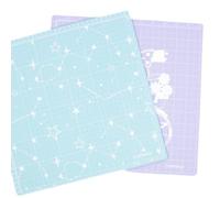 Craftelier - Base de découpe auto-cicatrisante pour scrapbooking double face et travaux manuels avec mesure en centimètres et pouces avec motifs imprimés - Taille 32,5 x 32,5 x 0,3 cm (12,8 x 12,8
