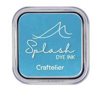 Craftelier - Collection d'encres à base d'eau | Boîte métallique à fermeture forte, tampons acryliques ou caoutchouc et surfaces poreuses | 21 couleurs (Splash)