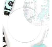 Craftelier - Gel Printing rond de 20 x 20 cm - Plaque en gel pour impression pour artistes | Plaque de gel réutilisable pour monotypie et travaux manuels | Convient pour peintures à l'eau, acryliques