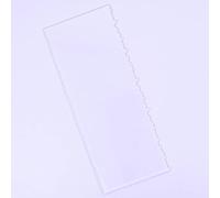 Craftelier Grattoir, Plastique, Transparent, 14x33cm