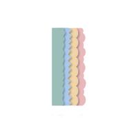 Craftelier - Jeu de matrices de bordure créatives pour les décorations de scrapbooking, les travaux manuels et les projets d'artisanat | Convient à différents matériaux | Taille 16 x 0,7-1,07 cm