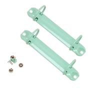 Craftelier - Kit de 2 Mecanismos de Anillas para Fundas de 15 x 20 cm + 4 Brads para Agendas, Mini Álbums, Cuadernos o Planners de Scrapbooking | Tamaño 12,2 cm - Anillas Ø 3,17 cm - Color Bubblegum