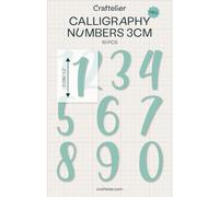 Craftelier - Lot de 10 matrices de découpe pour projets de cartes, scrapbooking et travaux manuels | Compatible avec plusieurs machines de découpe et matériaux | Dimensions : environ 3 cm