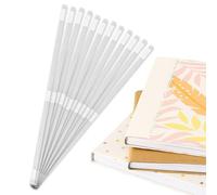 Craftelier - Lot de 12 bandes de colle pour reliure thermique | Thermofusible pour reliure thermique | Matériau de reliure professionnel pour livres et documents | 28,9 x 0,7 cm