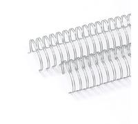 Craftelier - Lot de 2 Classeurs à Double Anneaux pour Albums, Carnets, Agendas ou Calendriers | Idéal pour le Scrapbooking et les Projets Artisanaux | Ø 3,17 cm (1.25") - Couleur Argent