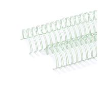 Craftelier - Lot de 2 Classeurs à Double Anneaux pour Albums, Carnets, Agendas ou Calendriers | Idéal pour le Scrapbooking et les Projets Artisanaux | Ø 3,17 cm (1.25") - Couleur Vert Menthe