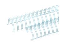 Craftelier - Lot de 2 Classeurs à Double Anneaux pour Albums, Carnets, Agendas ou Calendriers | Idéal pour le Scrapbooking et les Projets Artisanaux | Ø 2,54 cm (1") - Couleur Bleu Bébé