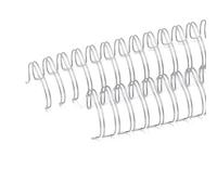 Craftelier - Lot de 2 Classeurs à Double Anneaux pour Albums, Carnets, Agendas ou Calendriers | Idéal pour le Scrapbooking et les Projets Artisanaux | Ø 2,54 cm (1") - Couleur Argent