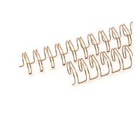 Craftelier - Lot de 2 Classeurs à Double Anneaux pour Albums, Carnets, Agendas ou Calendriers | Idéal pour le Scrapbooking et les Projets Artisanaux | Ø 1,58 cm (5/8") - Couleur Or Rose