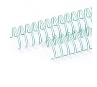 Craftelier - Lot de 2 Classeurs à Double Anneaux pour Albums, Carnets, Agendas ou Calendriers | Idéal pour le Scrapbooking et les Projets Artisanaux | Ø 2,54 cm (1") - Couleur Turquoise