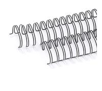 Craftelier - Lot de 2 Classeurs à Double Anneaux pour Albums, Carnets, Agendas ou Calendriers | Idéal pour le Scrapbooking et les Projets Artisanaux | Ø 2,54 cm (1") - Couleur Noir