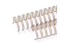 Craftelier - Lot de 2 Classeurs à Double Anneaux pour Albums, Carnets, Agendas ou Calendriers | Idéal pour le Scrapbooking et les Projets Artisanaux | Ø 3,17 cm (1.25") - Couleur Bronze