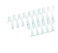 Craftelier - Lot de 2 Classeurs à Double Anneaux pour Albums, Carnets, Agendas ou Calendriers | Idéal pour le Scrapbooking et les Projets Artisanaux | Ø 2,54 cm (1") - Couleur Blanc