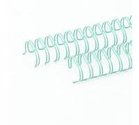 Craftelier - Lot de 2 Classeurs à Double Anneaux pour Albums, Carnets, Agendas ou Calendriers | Idéal pour le Scrapbooking et les Projets Artisanaux | Ø 1,90 cm (0.75") - Couleur Turquoise