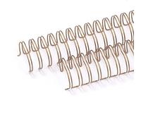 Craftelier - Lot de 2 Classeurs à Double Anneaux pour Albums, Carnets, Agendas ou Calendriers | Idéal pour le Scrapbooking et les Projets Artisanaux | Ø 2,54 cm (1") - Couleur Bronze