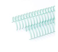 Craftelier - Lot de 2 Classeurs à Double Anneaux pour Albums, Carnets, Agendas ou Calendriers | Idéal pour le Scrapbooking et les Projets Artisanaux | Ø 3,17 cm (1.25") - Couleur Turquoise