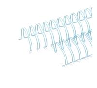 Craftelier - Lot de 2 Classeurs à Double Anneaux pour Albums, Carnets, Agendas ou Calendriers | Idéal pour le Scrapbooking et les Projets Artisanaux | Ø 3,17 cm (1.25") - Couleur Bleu Bébé