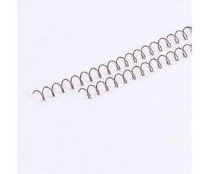 Craftelier - Lot de 2 reliures à spirales pour albums, carnets ou journaux intimes | Idéal pour les projets de scrapbooking | Ø 1,27 cm (0,5") | Longueur 30,5 cm (12") - Couleur bronze vintage