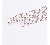 Craftelier - Lot de 2 Spirales pour la Reliure d'albums, de Carnets ou d'agendas | Idéal pour le Scrapbooking et les Projets de Bricolage | Ø 2,54 cm (1") | Longueur 30,5 cm (12") - Couleur Or Rose