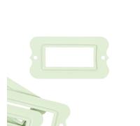 Craftelier - Lot de 4 Porte-étiquettes Métalliques Royaux pour la Décoration de vos Projets de scrapbooking et l'étiquetage d'albums, d'agendas ou de carnets | Taille 7 x 2 cm - Couleur Vert Menthe