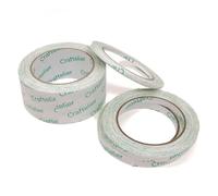 Craftelier - Lot de 4 Rouleaux de Ruban Adhésif Double Face de Différentes Tailles pour Tous les Projets d'Artisanat et de Scrapbooking | Parfait pour Coller le Papier, le Carton et d'autres Matériaux