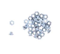 Craftelier - Lot de 40 Oeillets à Fleurs | Idéal pour le Scrapbooking et le Bricolage | Valable pour Différents Matériaux | Taille de 5 mm à l'intérieur et 10 mm à l'extérieur - Couleur Bleu Bébé