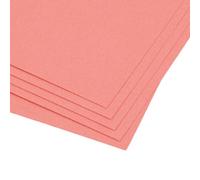 Craftelier - Lot de 5 cartes texturées sur toile double face | Matériau parfait pour le scrapbooking et l'artisanat | Grammage 216 gr | Taille 30,48 x 30,48 cm (12" x 12") - Couleur corail