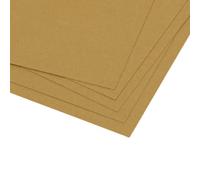 Craftelier - Lot de 5 cartes texturées sur toile double face | Matériau parfait pour le scrapbooking et l'artisanat | Grammage 216 gr | Taille 30,48 x 30,48 cm (12"x12") - Marron Kraft