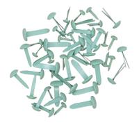 Craftelier - Lot de 50 Brads ou Reliures de trois tailles différentes | Idéal pour embellir les étiquettes ou décorer les projets de scrapbooking et autres travaux manuels | Couleur Turquoise