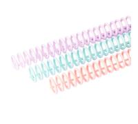 Craftelier - Lot de 6 Anneaux Click de Reliure Pas 3:1, Teintes Candy
