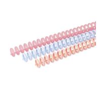 Craftelier - Lot de 6 Anneaux de Reliure Click Pas 3:1, Teintes Bébé