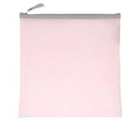 Craftelier - Mallette de Rangement à Fermeture éclair pour Le Papier, Le Carton et d'autres matériaux de Scrapbooking et de Bricolage - Dimensions 34 x 34 cm - Couleurs Rose pâle et Gris