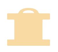Craftelier - Matrice de découpe pour rubans - Pour scrapbooking, cartes et travaux manuels - Convient pour divers matériaux et machines à découper - Dimensions : 6,5 x 7,3 cm