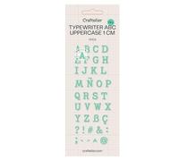 Craftelier Matrices de découpe en majuscules de A à Z compatibles avec les principales matrices de découpe pour travaux manuels et scrapbooking, papier, carton ou mousse EVA 1 cm