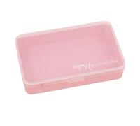 Craftelier - Mini boîte de rangement avec 1 compartiment pour matériaux de scrapbooking et travaux manuels | Dimensions : 14,6 x 9,1 x 3,2 cm (5,75" x 3,6" x 1,25") - Couleur rose