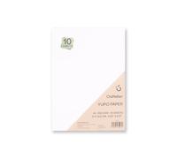 Craftelier Papier Yupo A5 | Papier synthétique non poreux pour encres à l'alcool | Surface lisse, facile à couper ou à découper | 10 feuilles (250 g/m²) | 14,8 × 21 cm