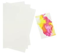 Craftelier Papier Yupo en matériau synthétique et texture lisse pour encres à l'alcool | Idéal pour créer des fonds avec effet marbré | Comprend 10 feuilles | Grammage 250 g | Format A4 (29,7 x 21 cm)